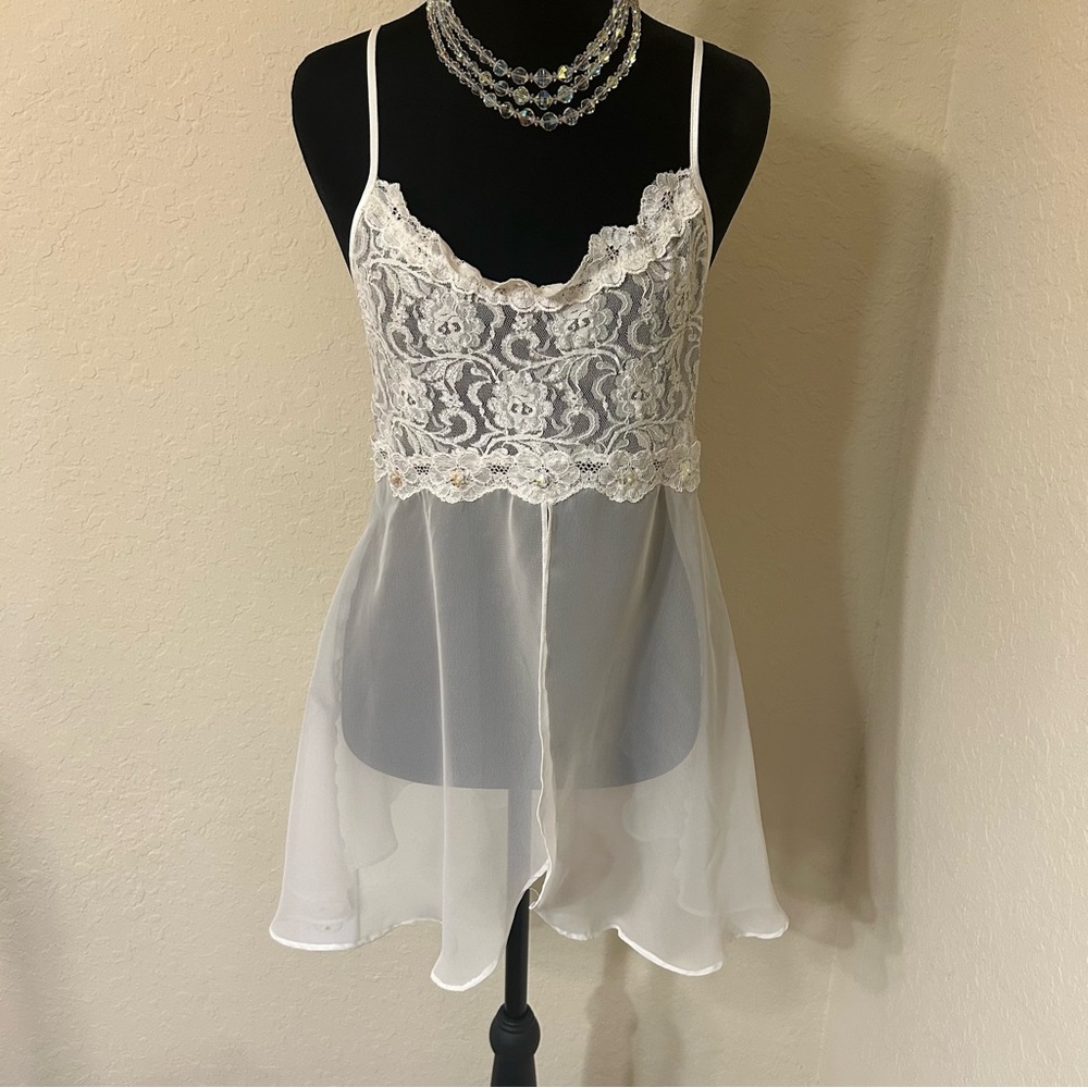 Lace Sheer Babydoll Lingerie